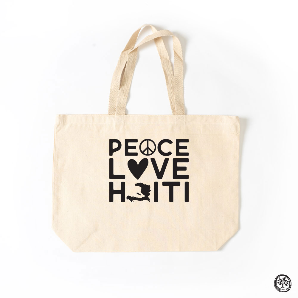 Peace Love Haiti Tote