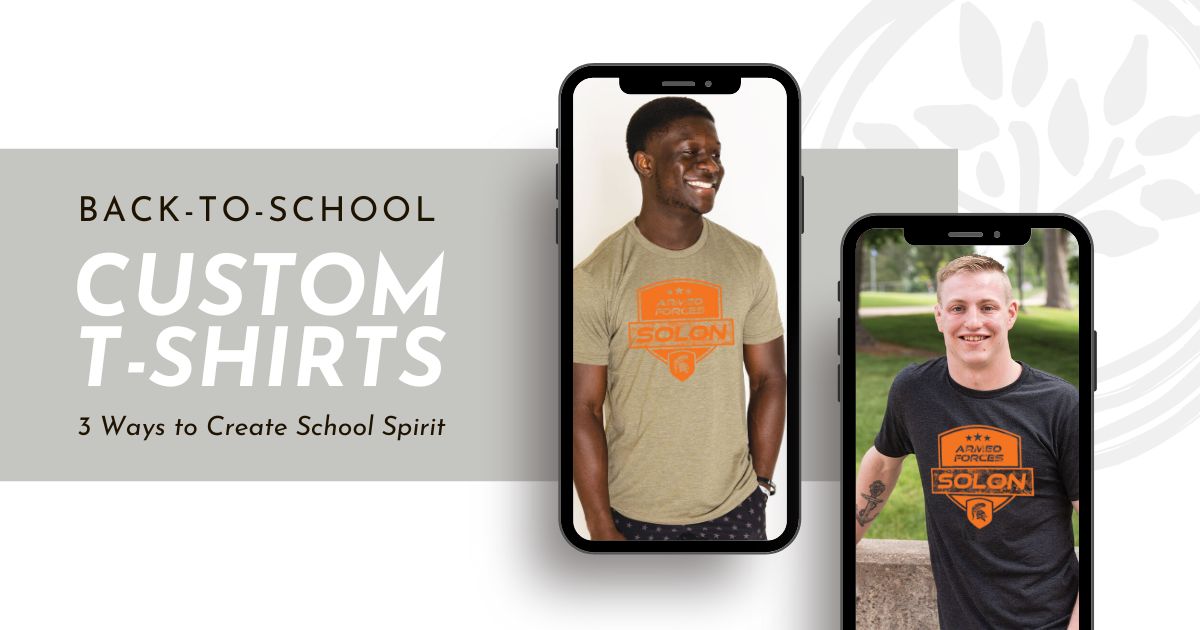 Back-to-School (Spirit) - 3 ways to get custom t-shirts!