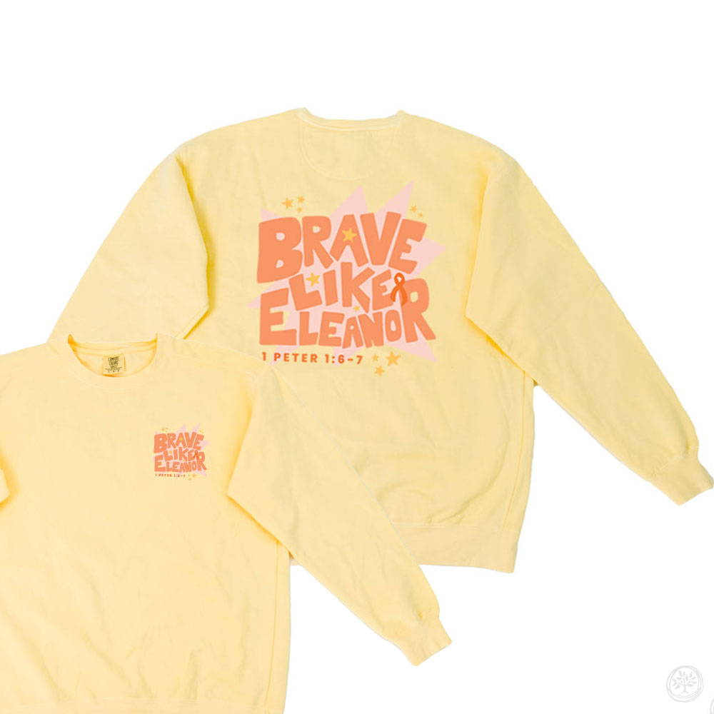Brave Like Eleanor Comfort Colors Crews
