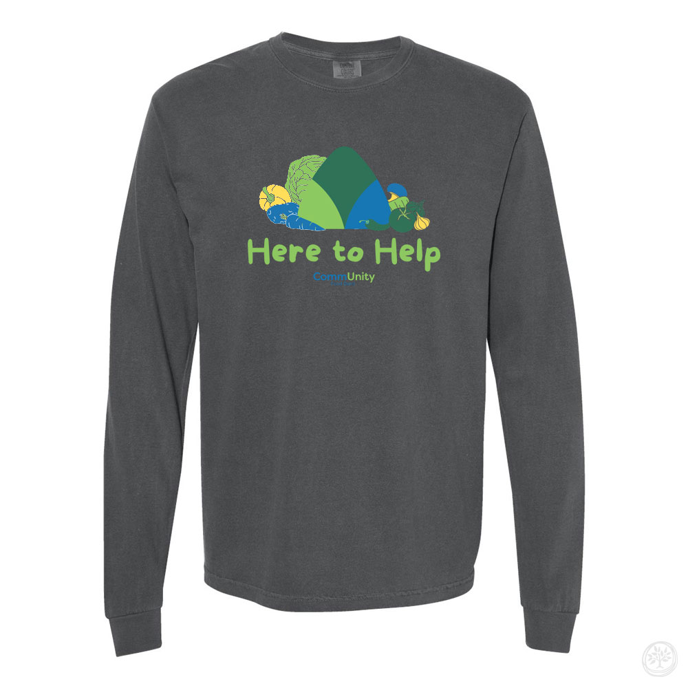 Here to Help Comfort Colors L/S CauseTee
