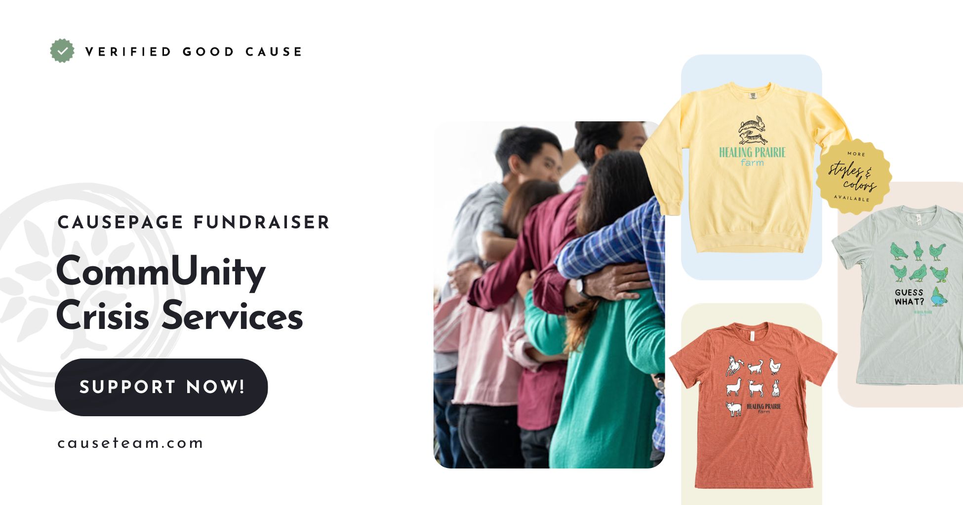 Support CommUnity Crisis Service | T-Shirt Fundraiser + More