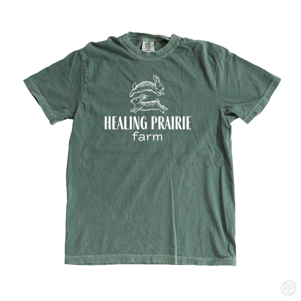 Healing Prairie Farm White Logo CauseTees