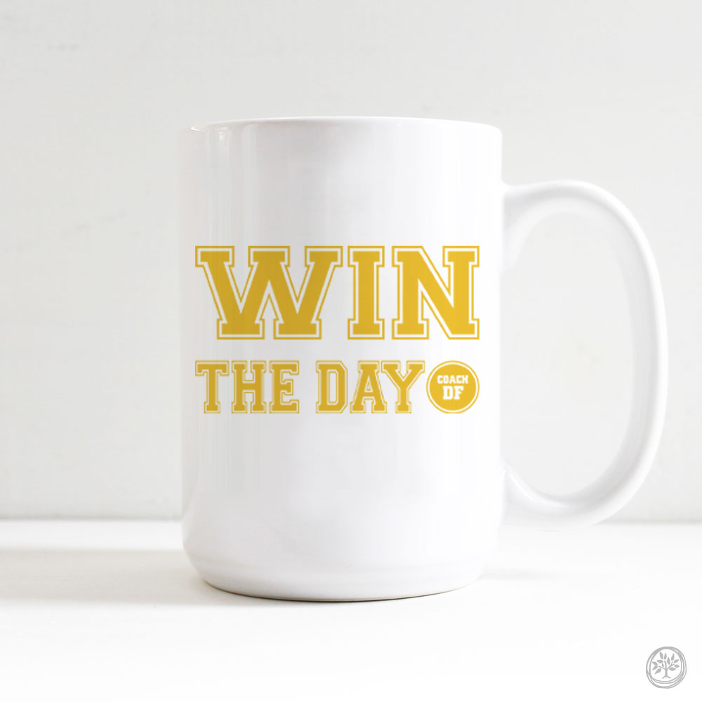 Win the Day (Gold) Mug
