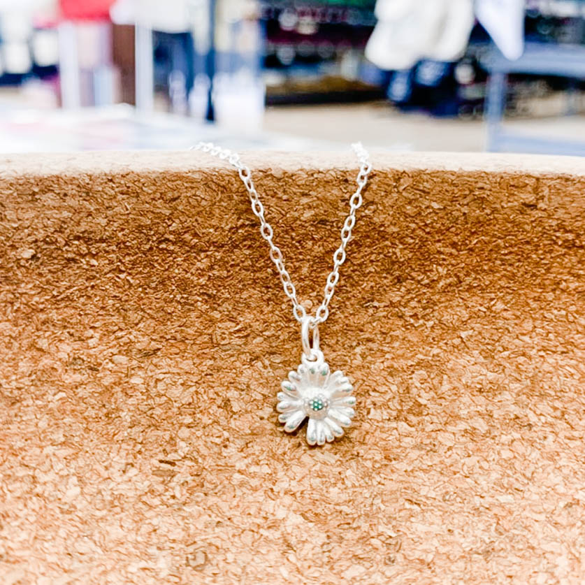 Daisy Charm - Sterling Silver