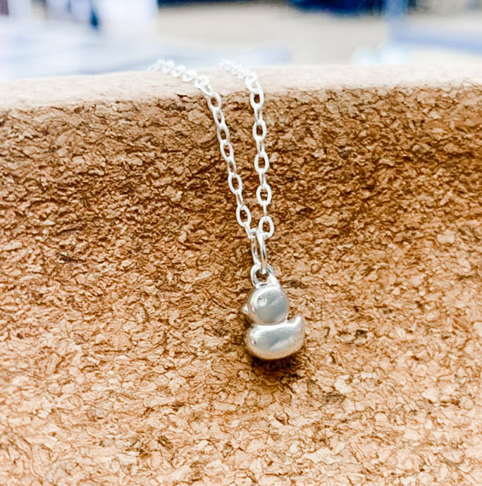 Duck Charm - Sterling Silver
