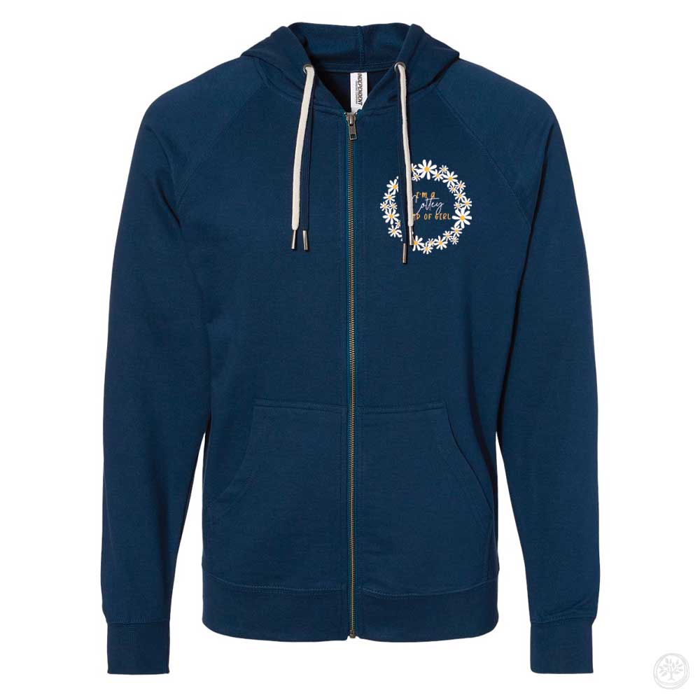 A Cottey Kind of Girl Lightweight Zip Hoodie