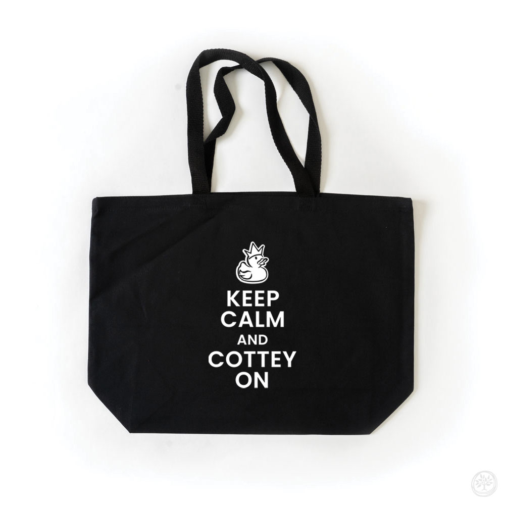 Keep Calm and Cottey on Tote