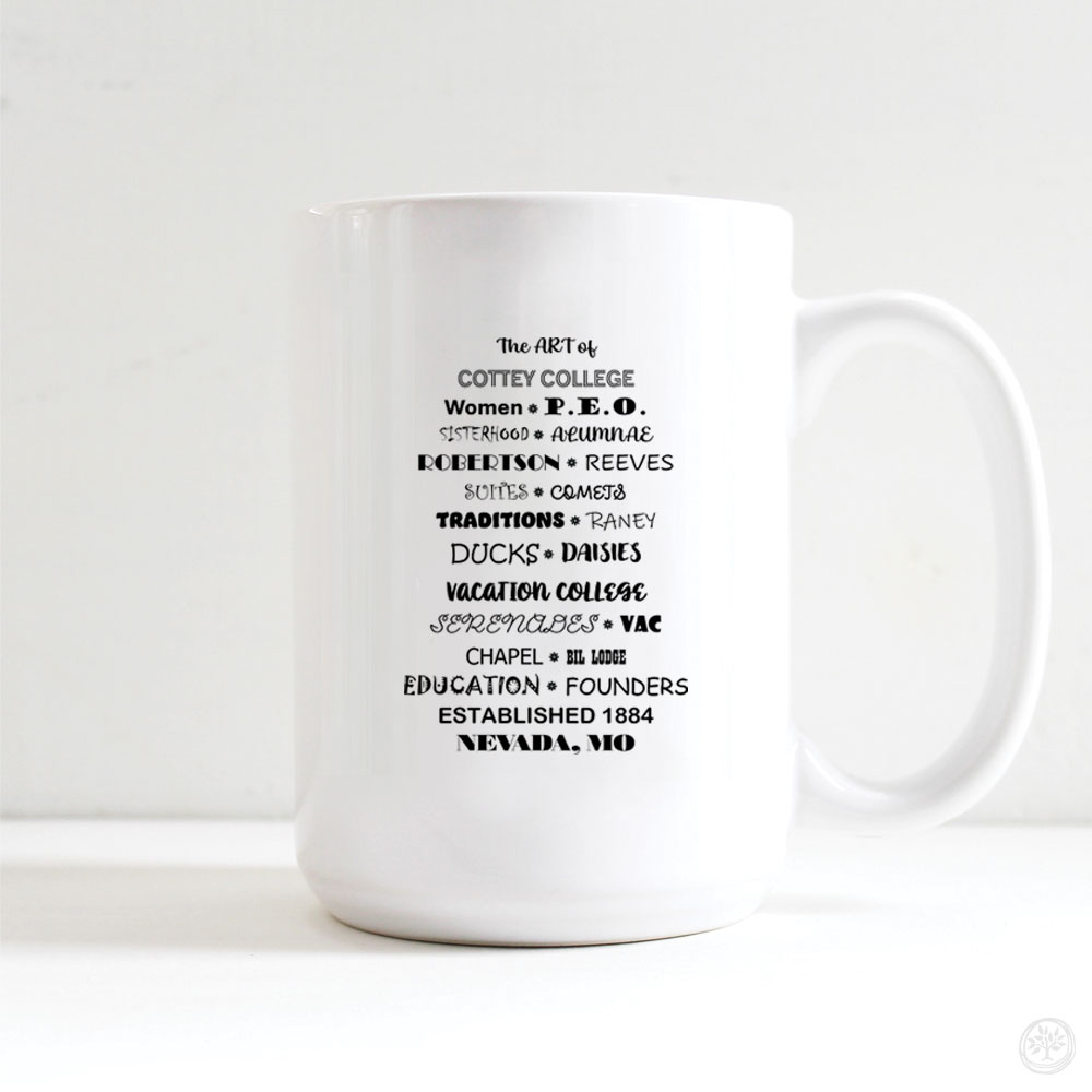 The Art of Cottey College Mug