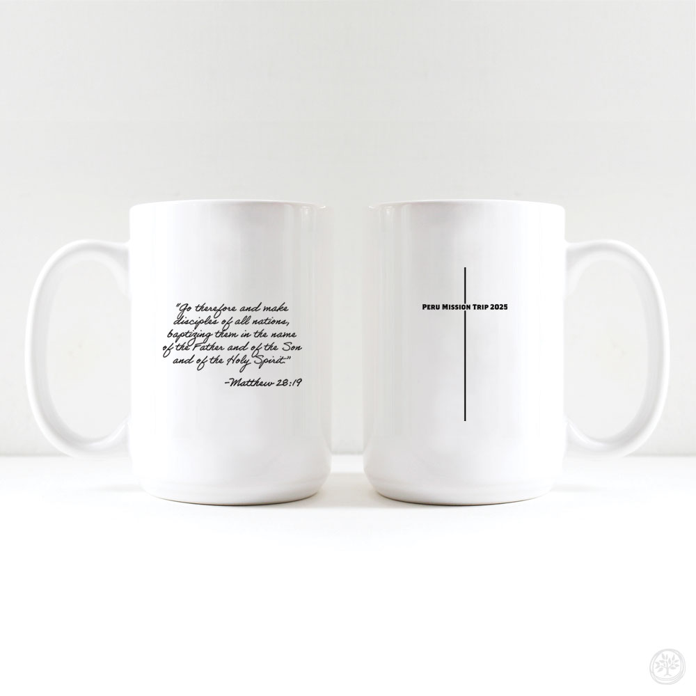 Ervin's Peru Mission Trip Mug