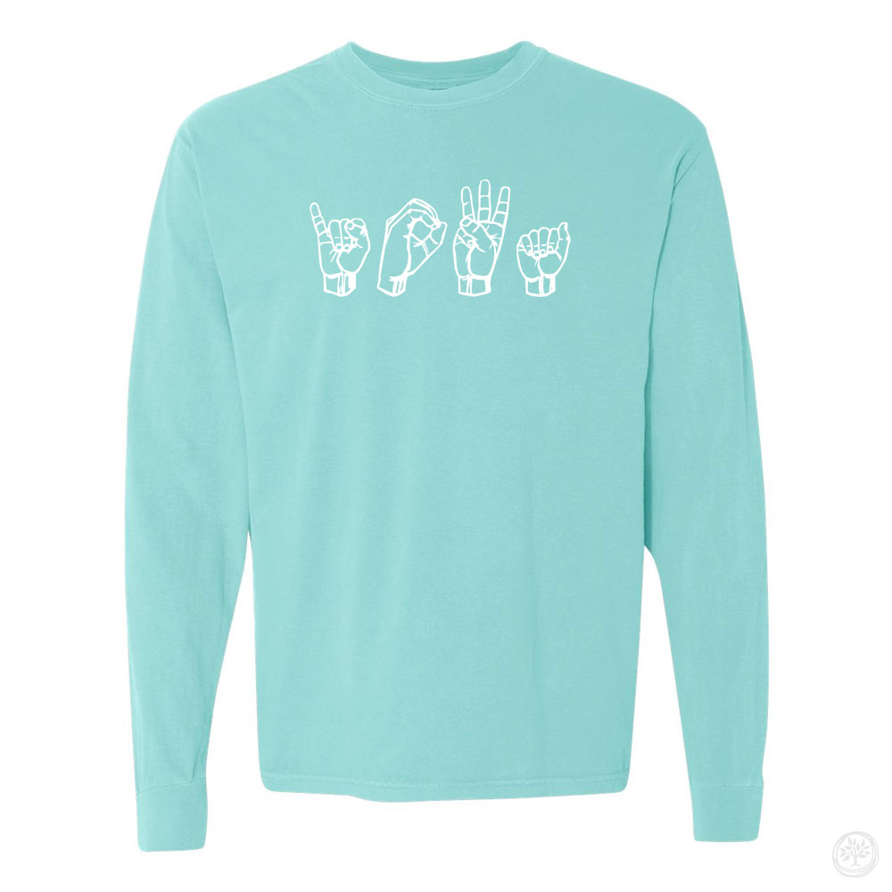 ASL Iowa Comfort Color L/S CauseTee
