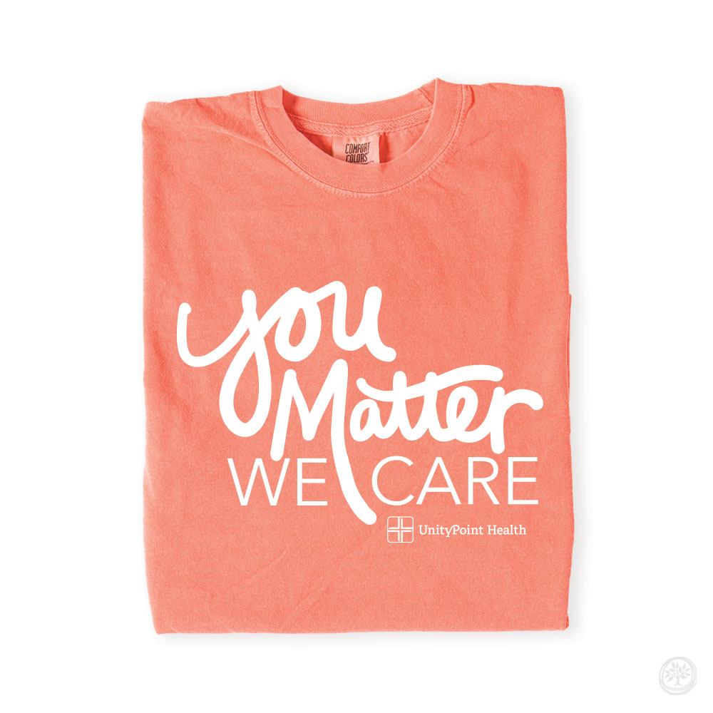 You Matter WE CARE Apparel Options