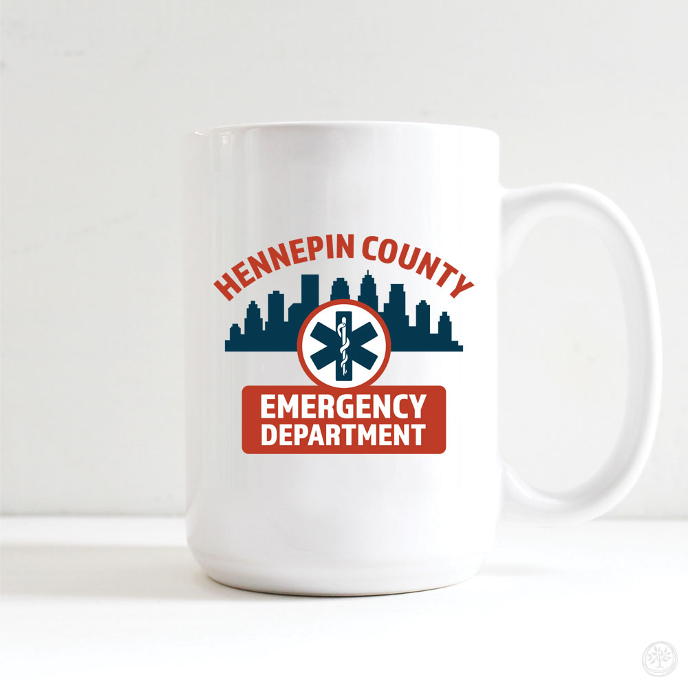 Hennepin County ED (Blue Skyline) Mug