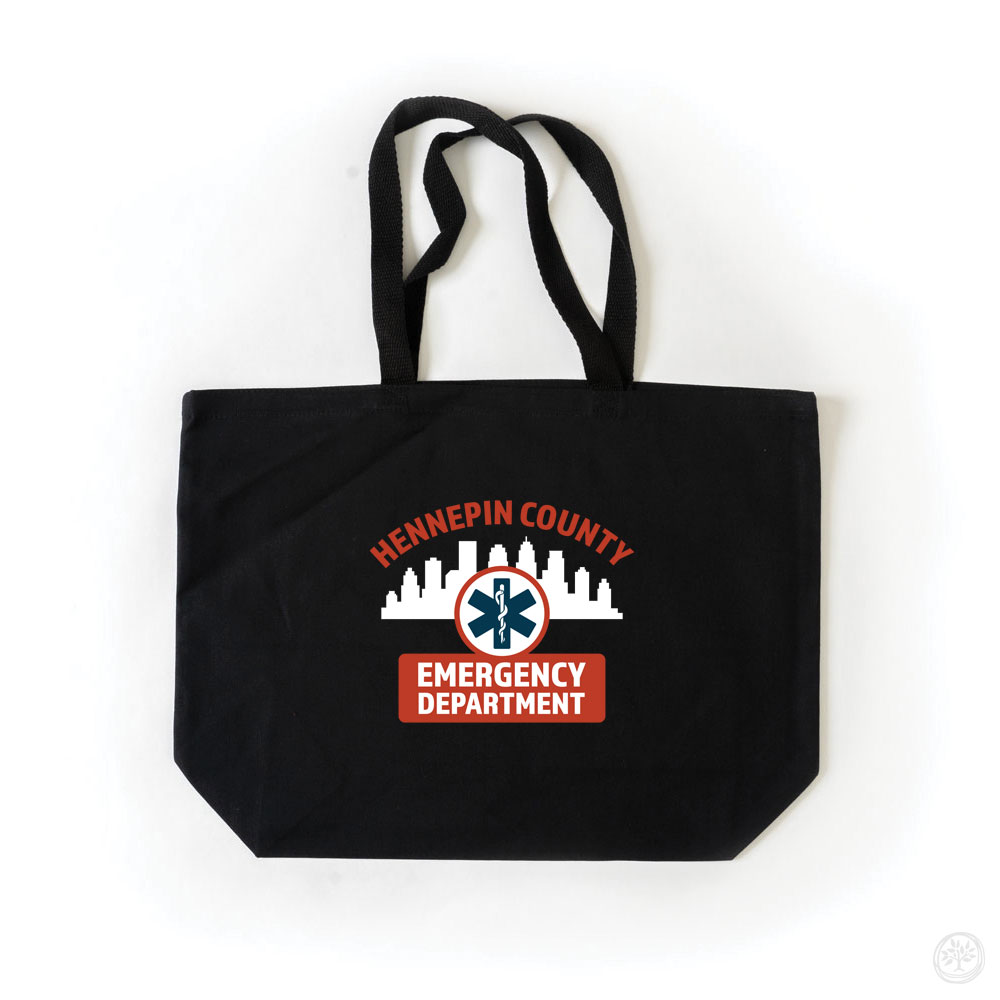 Hennepin County ED (White Skyline) Tote