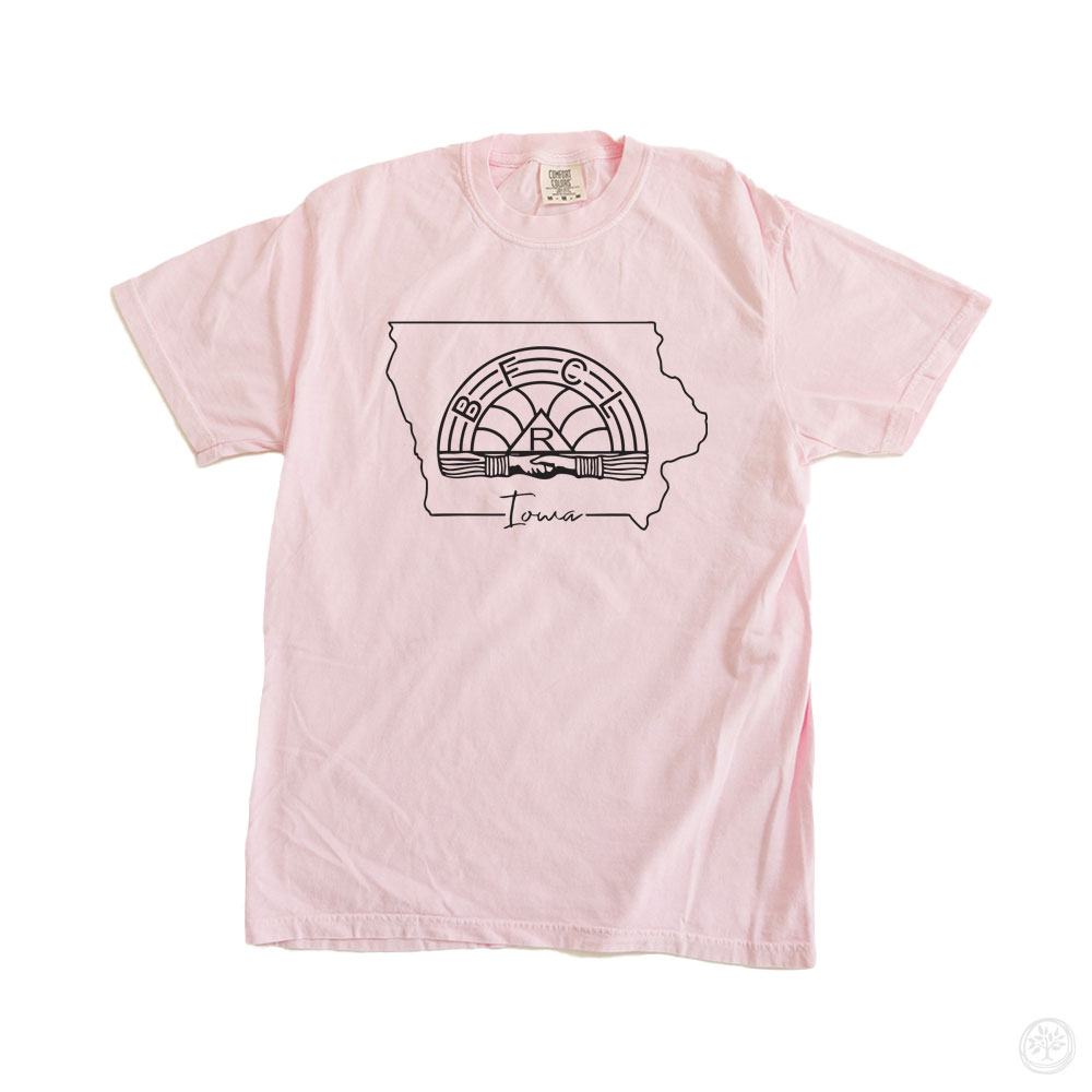 Iowa Rainbow Comfort Colors CauseTee