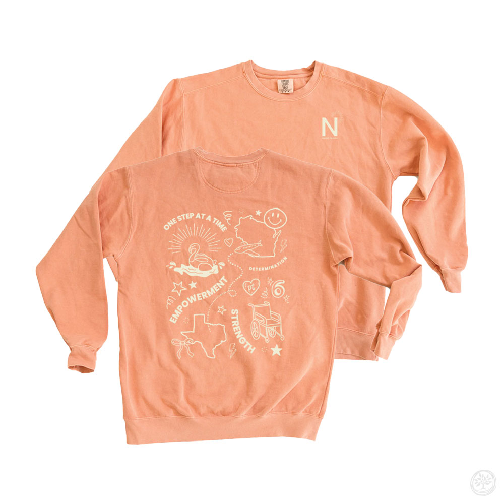 Steps Forward for Nora Comfort Colors Crew