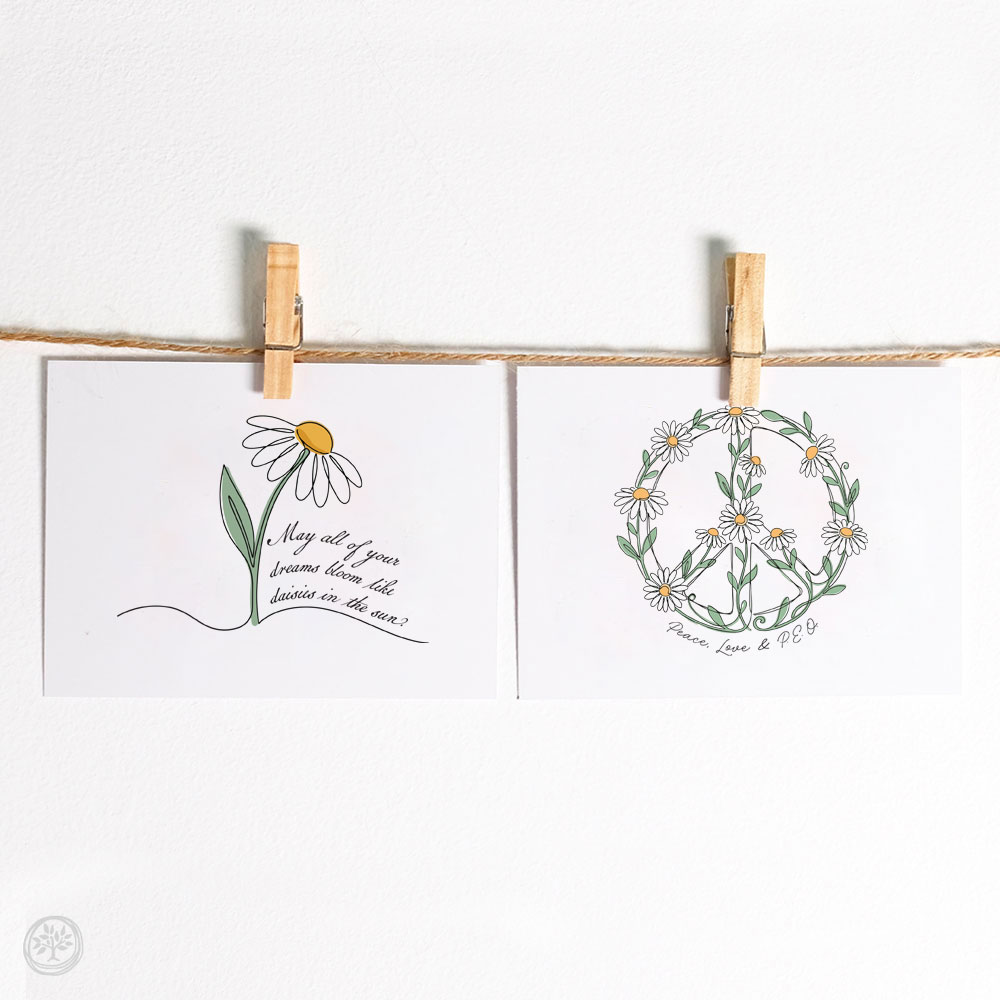 P.E.O. Georgia State Chapter Notecard Set