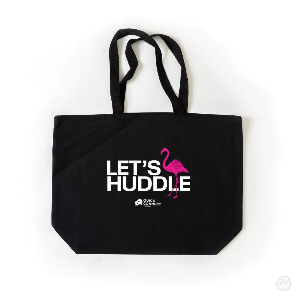 Huddle Up Flamingo Tote