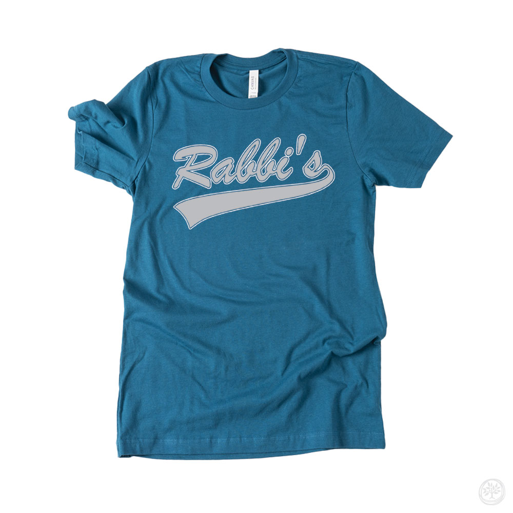 Rabbi's T-Shirts (Grey and White Design)