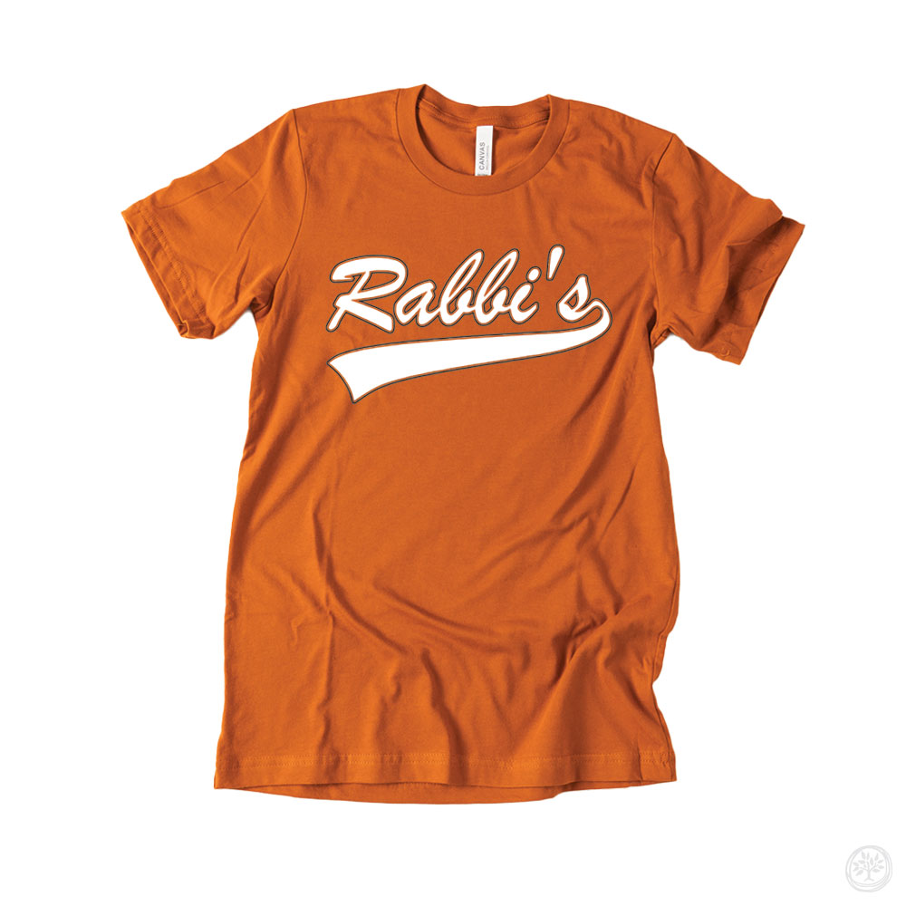 Rabbi's T-Shirts (White and Black Design)