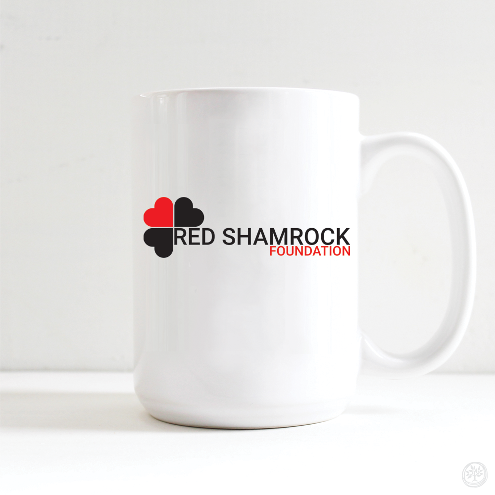 Red Shamrock Mug