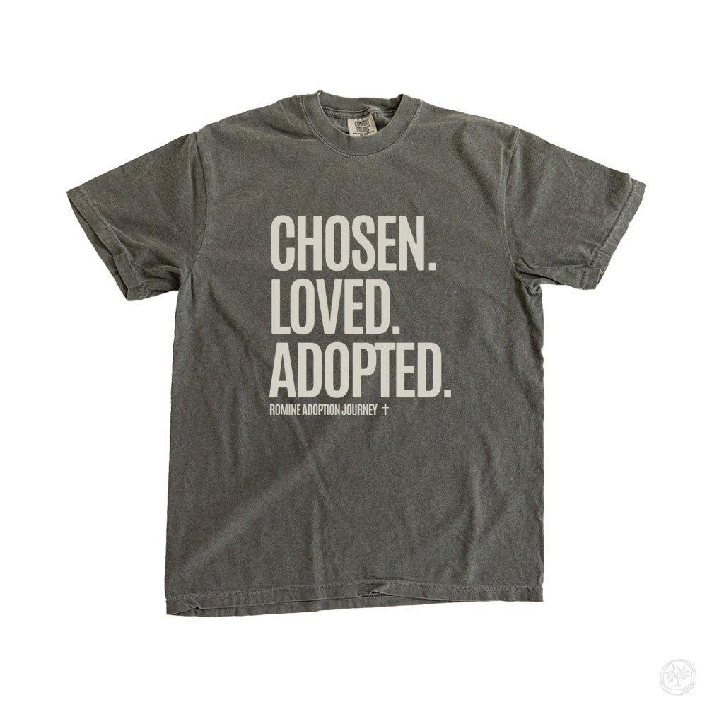 Romine Adoption Comfort Colors CauseTee