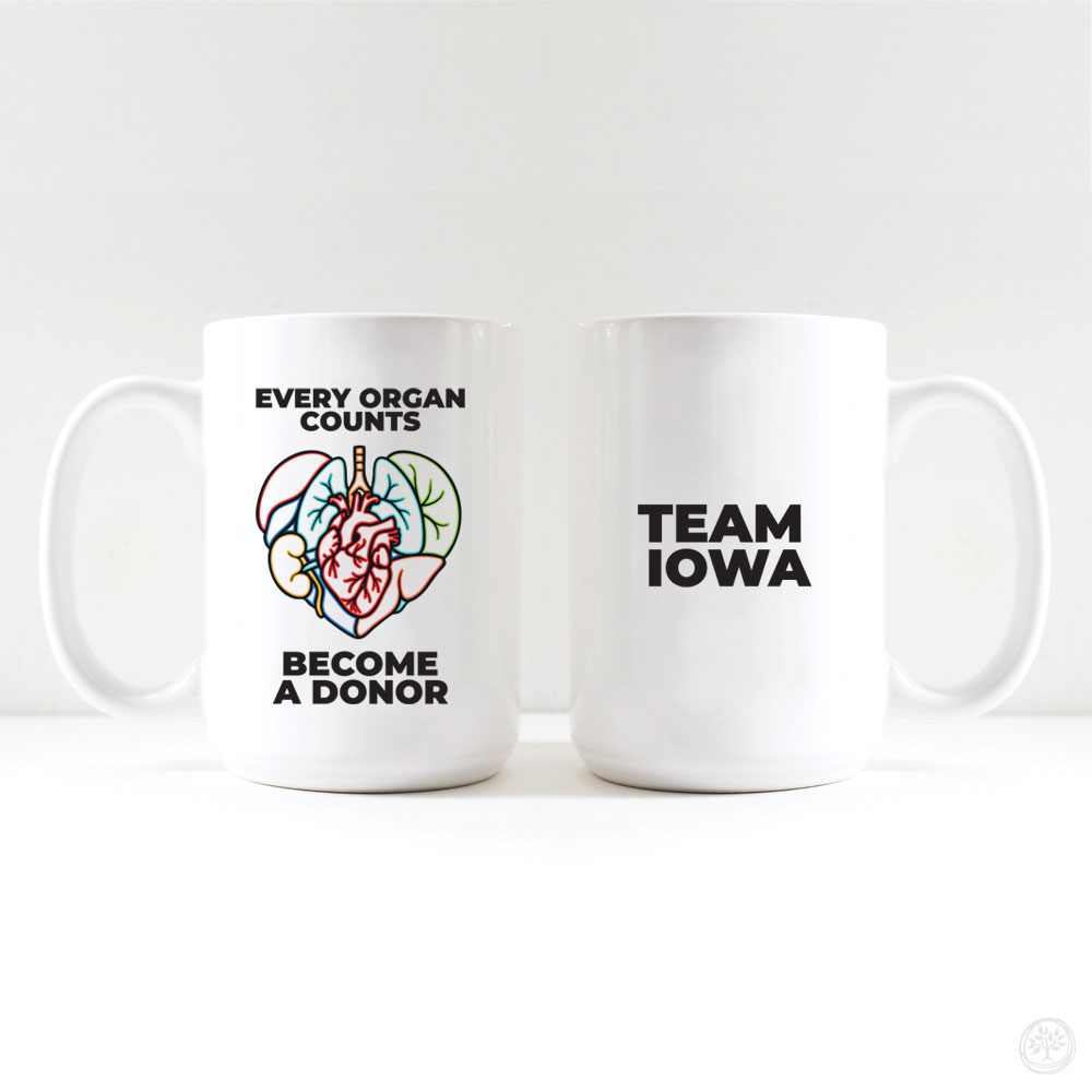 Support Nick + Team Iowa Mug
