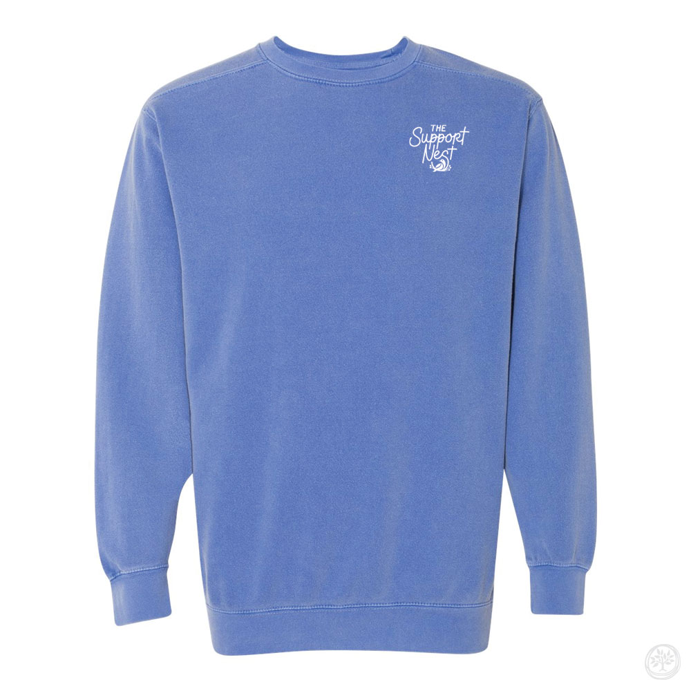 The Support Nest Comfort Colors Crew Sweatshirts