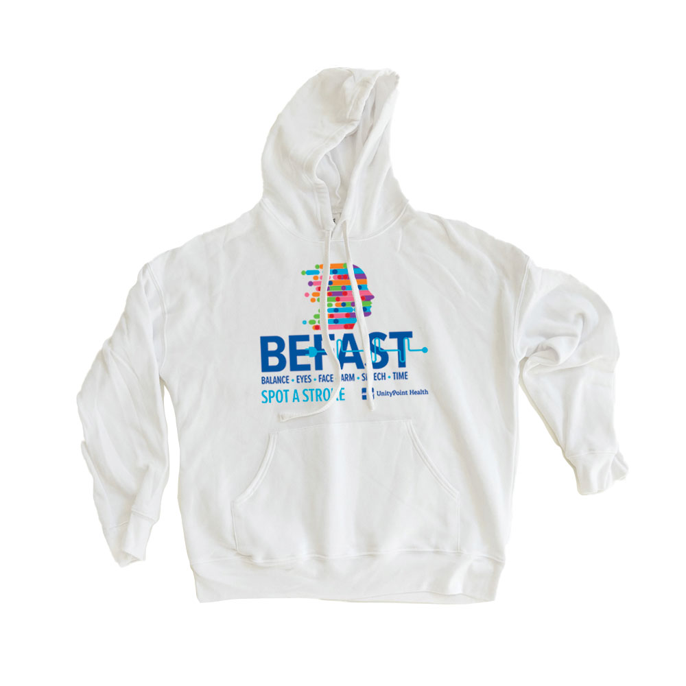 Stroke Awareness Hoodies - Blue