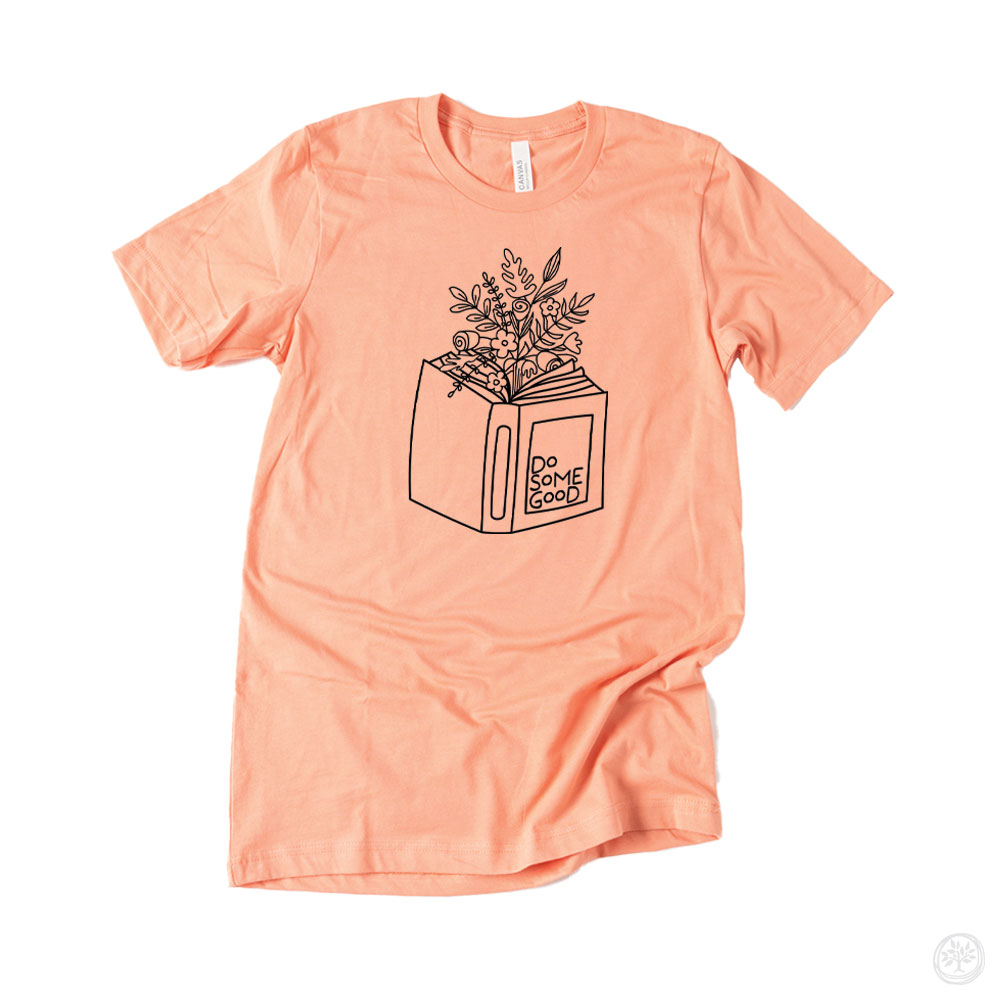Premium Jersey Tee - Flower Design