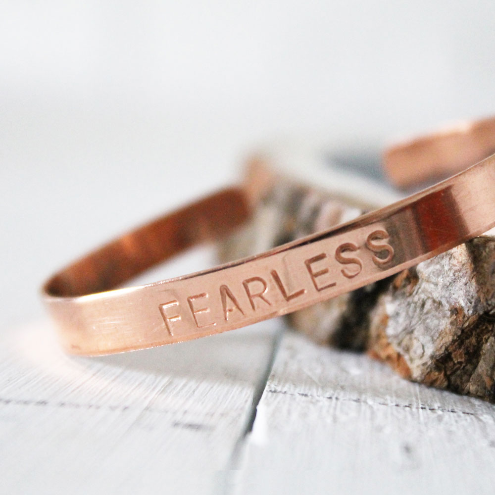 Fearless Copper Cuff