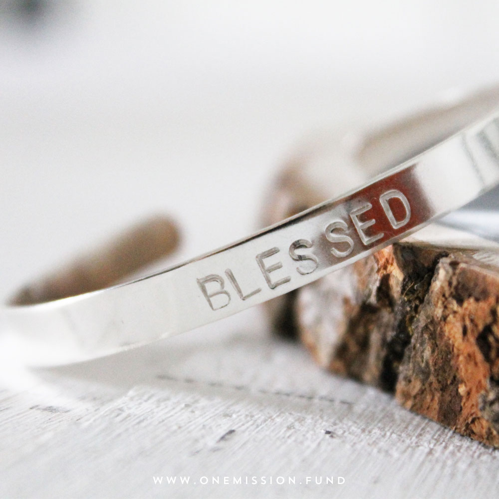 Blessed Sterling Silver Cuff