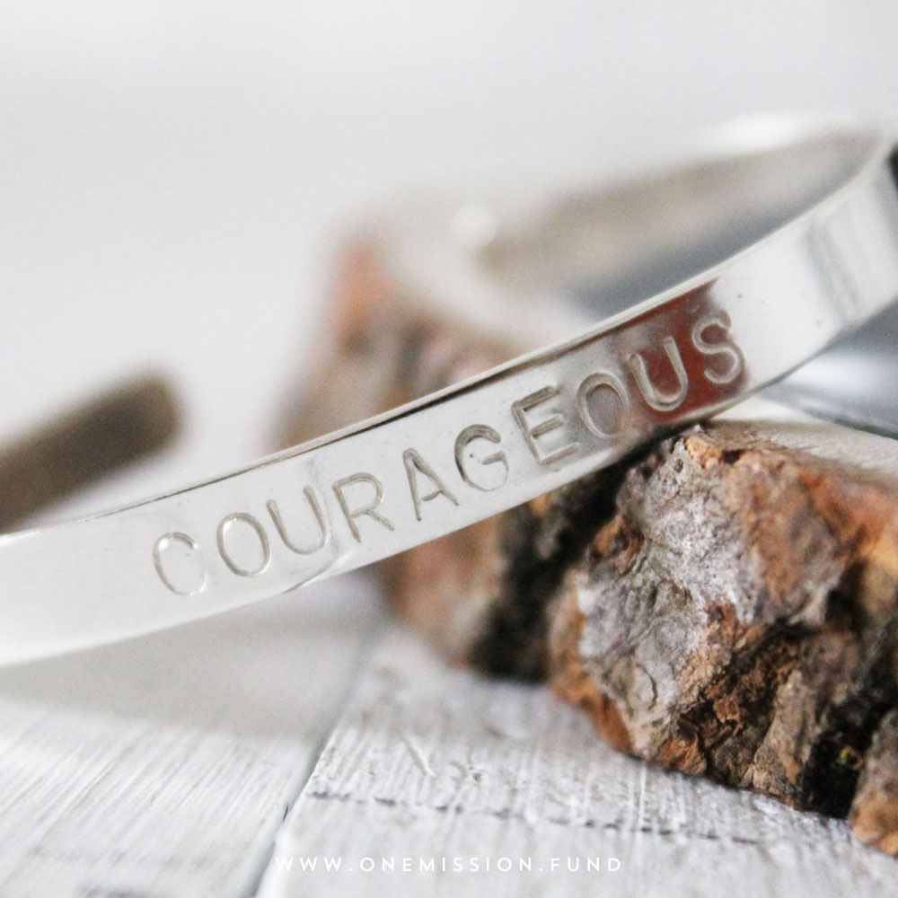 Courageous Sterling Silver Cuff