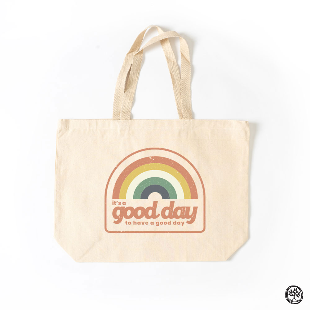 It's a Good Day Tote (Natural)