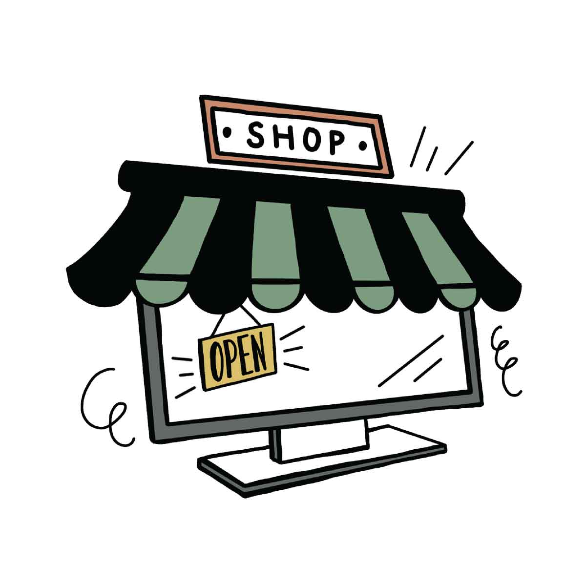 Your Merch + Online Shop