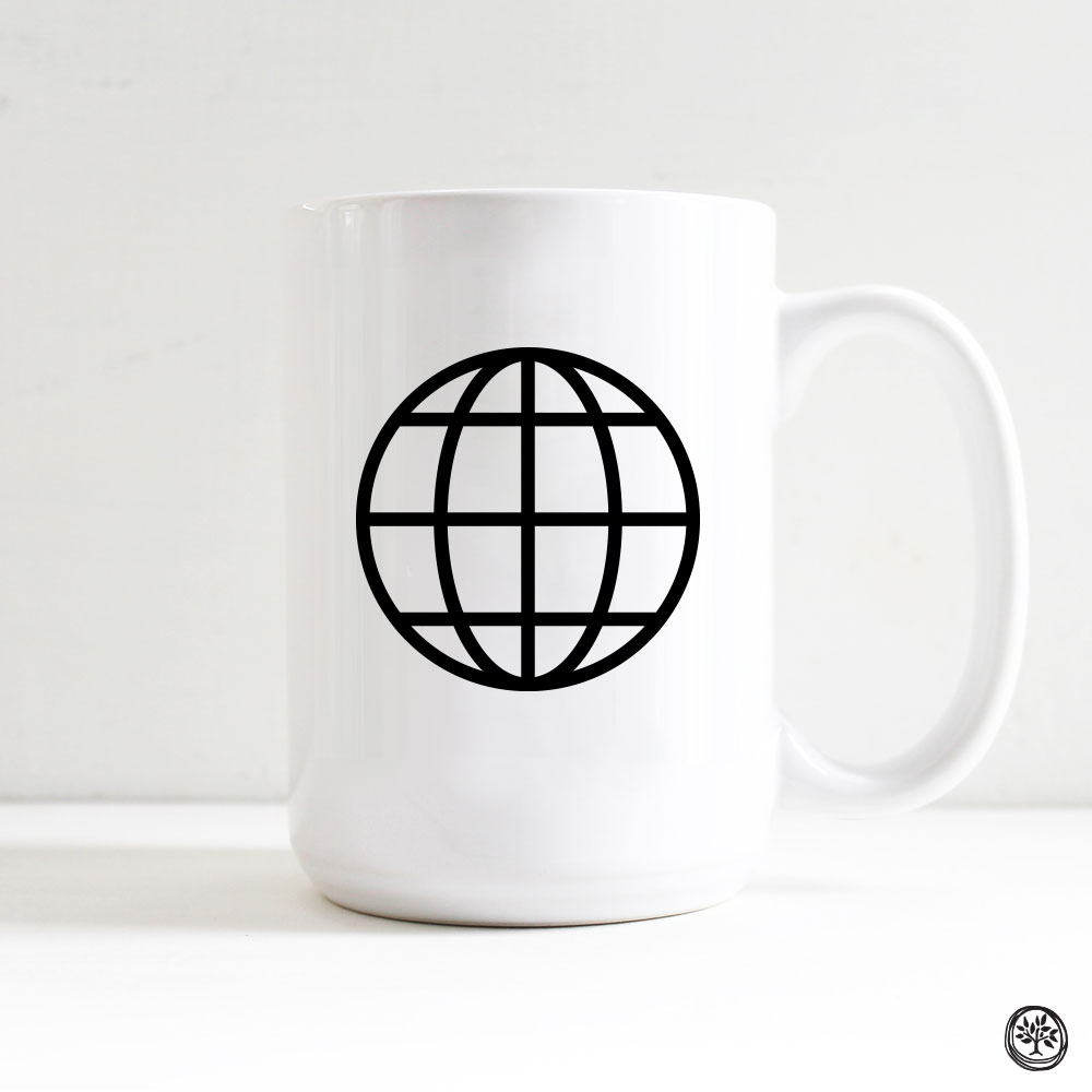 Globe Front - Salt of the Earth Sleeve White Coffee Mug