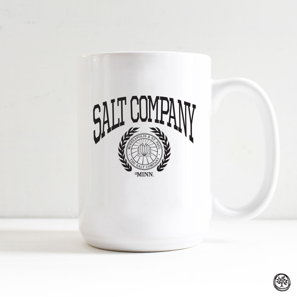 Vintage Minnesota Salt Design - Black Mug