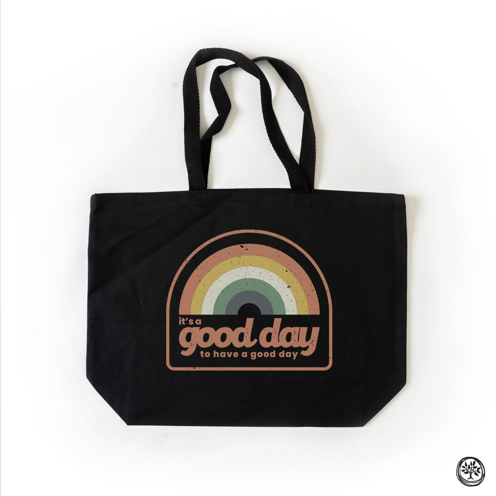 It's a Good Day Tote (Black)